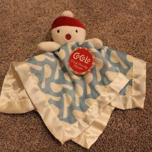 Baby Cocalo Snowman Security Blanket NWT